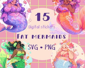 Clipart bochtige zeemeermin: 15 godin png- en svg-afbeeldingen (commercieel gebruik)