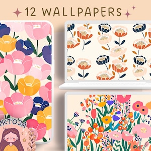 Graphic Flowers 2 desktop wallpaper art desktop wallpapers aesthetic Laptop Wallpaper cute background flower wallpaper macbook background