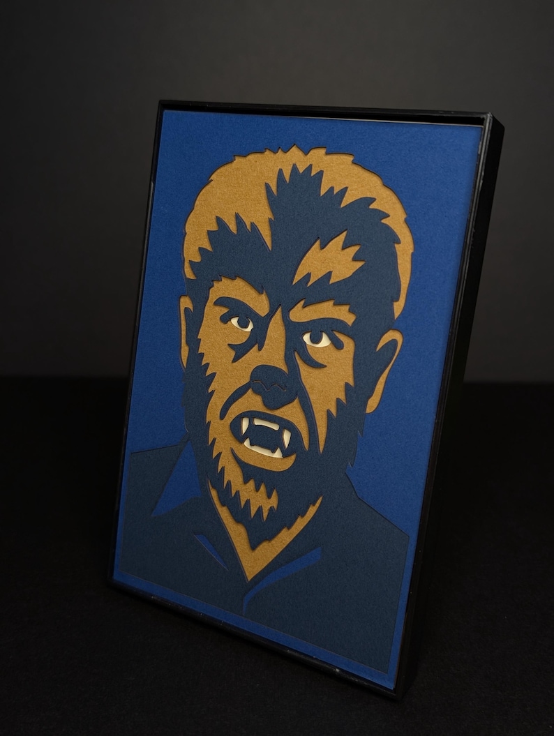 Layered Horror SVG **DIGITAL FILES** for Cricut and Xtool - Werewolf - Etsy