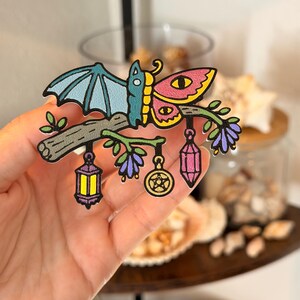 Hand-Painted 3D Printed Pin | Zingara Parallel Spirit Inspired Keychain | Collectible Festival Accessory