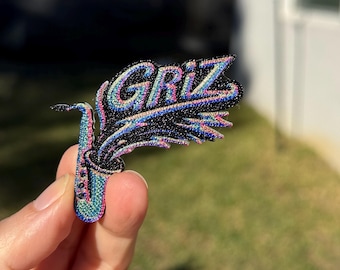 Griz 3D printed pin | edm | 3d print