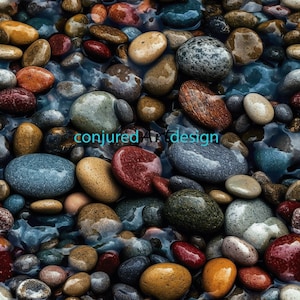 Seamless image of a pebbles pattern