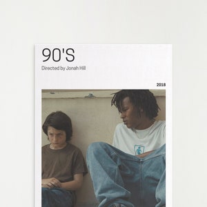 90&#39;s by Jonah Hill (2018) Poster / Digital Download