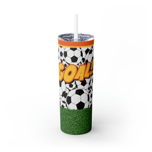 Soccer Sublimation Tumbler Design