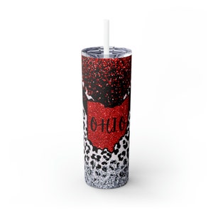 20oz Ohio State Sublimation Tumbler Design