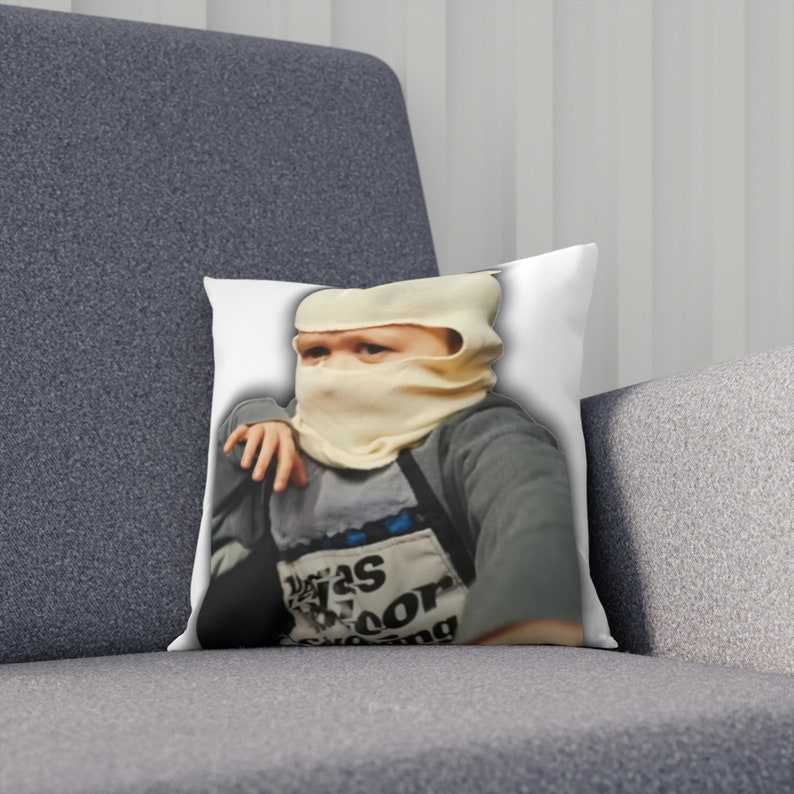 Funny Ski Mask Hasbulla Pillow Etsy