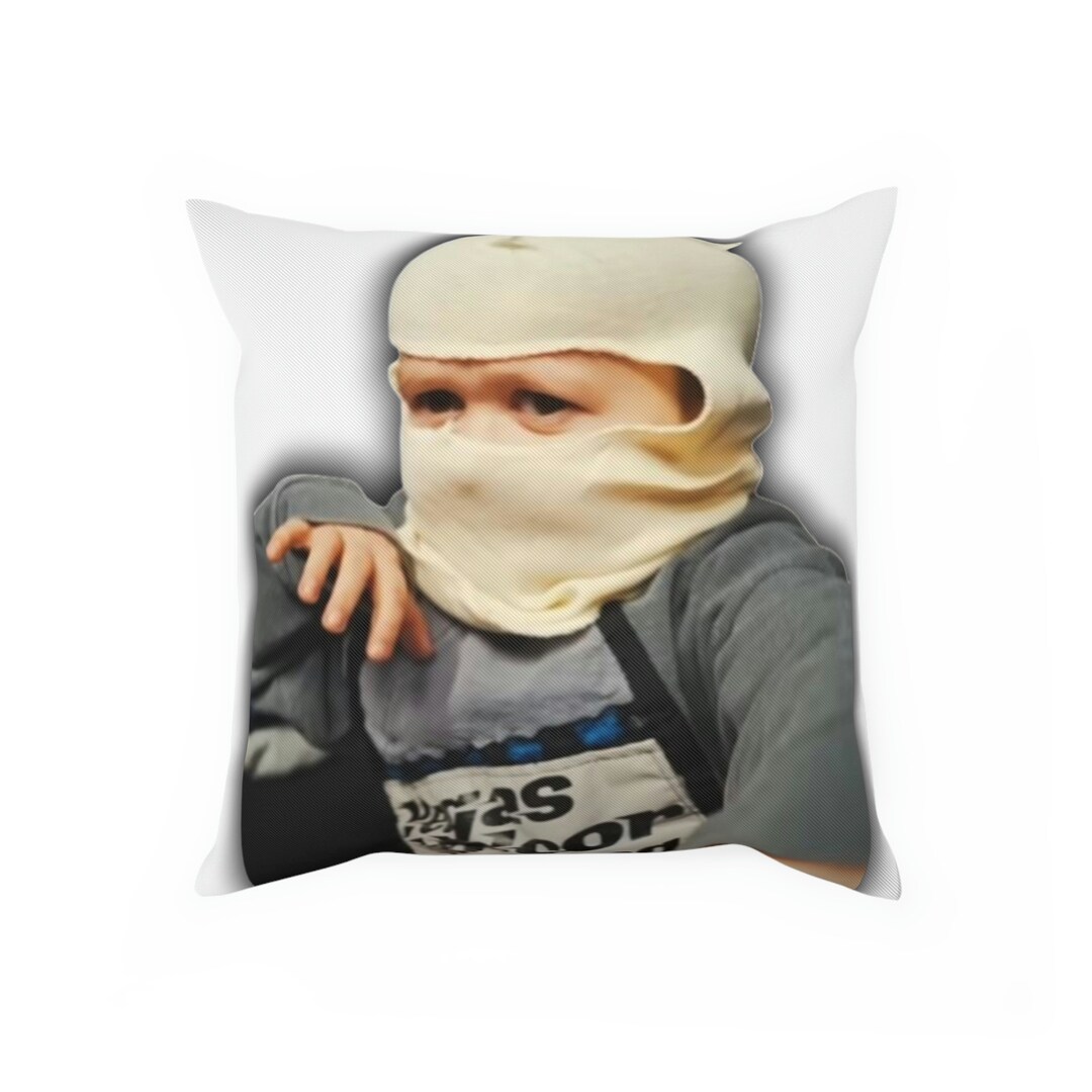 Funny Ski Mask Hasbulla Pillow Etsy
