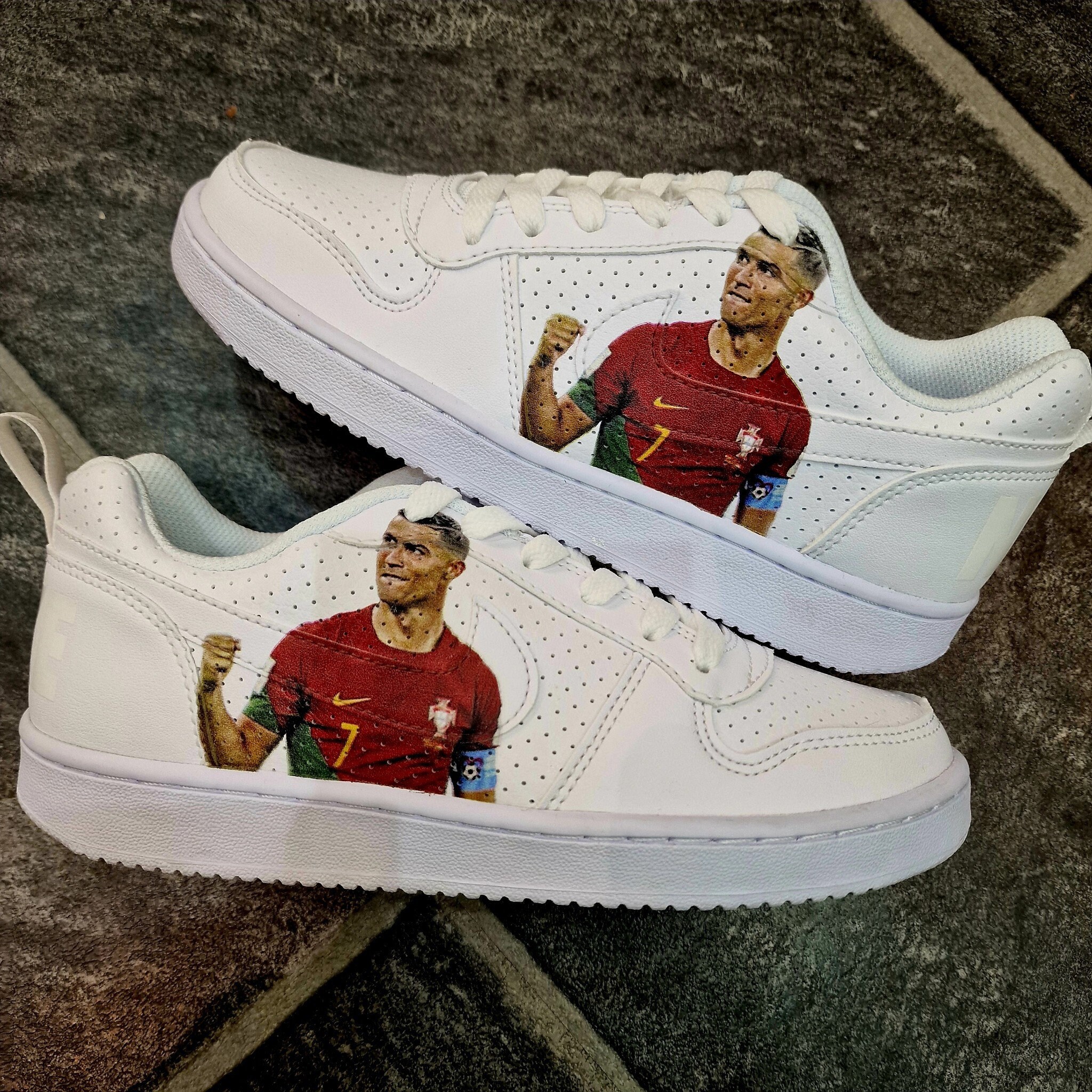 Ronaldo shoes Etsy