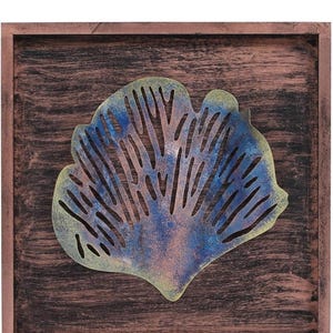 Handmade Metal leaf frame