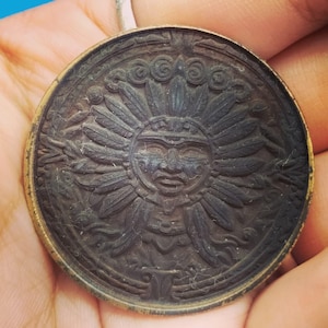 Moneta ispirata agli Aztechi per la creazione di gioielli/oggetti d&#39;arte da collezione