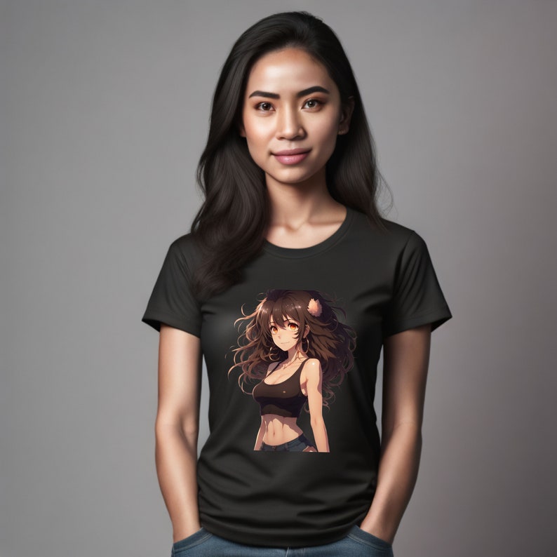 Cute Girl Anime Graphic T-shirt Unisex Softstyle T-shirt - Etsy Canada