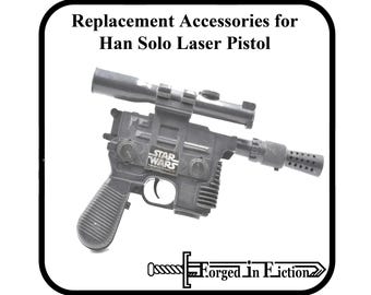 Han Solo Full Size DL-44 Heavy Blaster Laser Pistol Replacement Parts Star Wars
