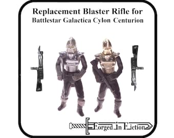 Cylon Centurion Battlestar Galactica Blaster Rifle Vintage Style Replacement