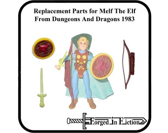 Melf The Elf Replacement Accessories Dungeons And Dragons LJN 1983