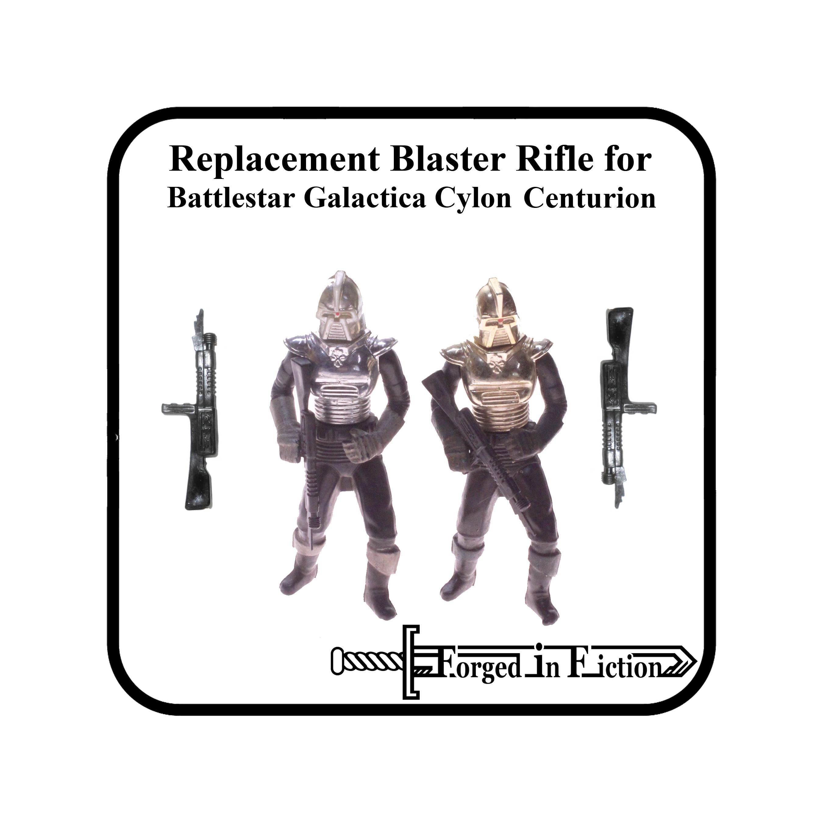 Cylon Centurion Battlestar Galactica Blaster Rifle Vintage Style ...