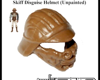 Lando Calrissian In Skiff Guard  Disguise Helmet Vintage Style Custom Made Replacement