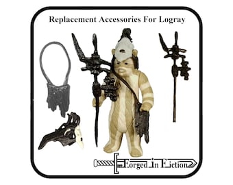 Logray Replacement Accessories Hood Horn Axe Kenner Style