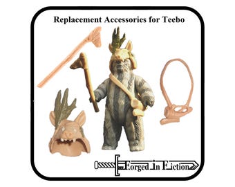 Teebo Replacement Accessories Hood Horn Axe Kenner Style
