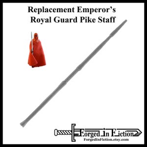 Emperor&#39;s Royal Guard Pike Staff Vintage Style Custom Made Replacement