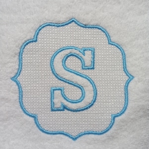 Embossed Machine  Embroidery Alphabet, Monogram Towel Font, 5 Sizes, A-Z Sorted, Best For Single Needle Embroidery Machine, BX File Included