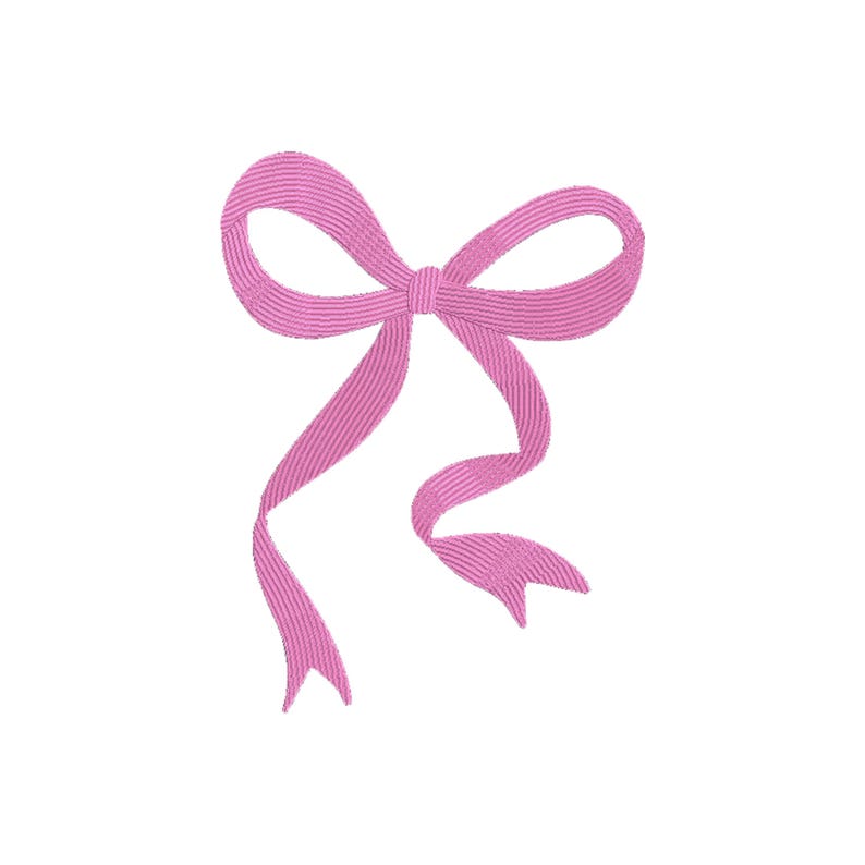 Flowy Bow Embroidery Design, 18 Size, Carved Bow Machine Embroidery ...