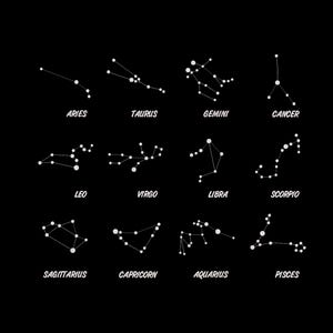 Znaki zodiaku Konstelacje Haft Projekt, 18 Rozmiarów, Astrologia Maszynowe Haft Projekt, Astrologiczny Haft, Horoskop Haft
