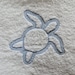 Embossed Sea Turtle Embroidery Design, 17 Sizes, Caretta Caretta ...