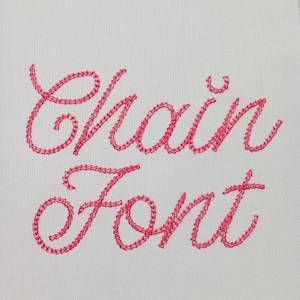 Quick Light Chain Stitch Machine Embroidery Font, 5 Sizes, A-Z sortet, Chain Stitch Embroidery,Mini Sizes embroidery Alphabet, Monogram Font