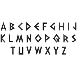 Greek Style Embroidery Font, 8 Sizes, Greek Type English Alphabet Machine Embroidery Design, Greek Embroidery , Embroidery Monogram, Bx File