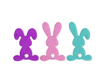 Osterhase Stickdatei, Osterhase Maschinenstickerei, Osterhase Shirt, Maschinenstickerei, Osterhase Stickdatei