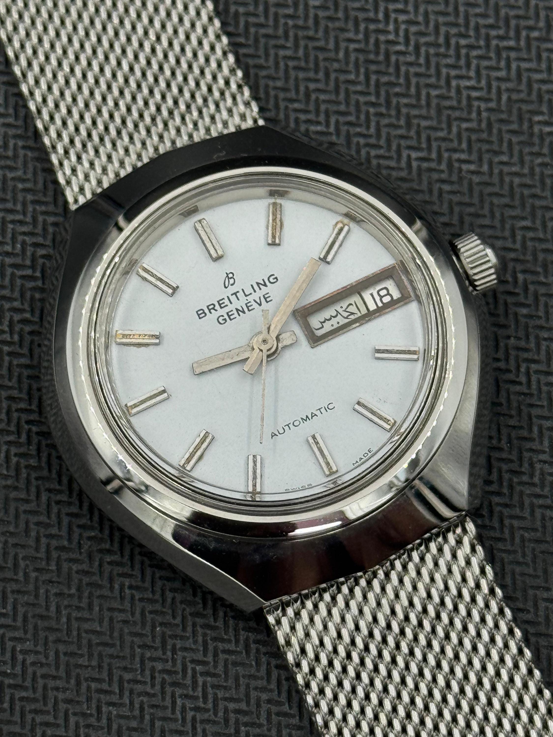 Breitling Automatik Day Zifferblatt Farbe Weiss Herrenuhr