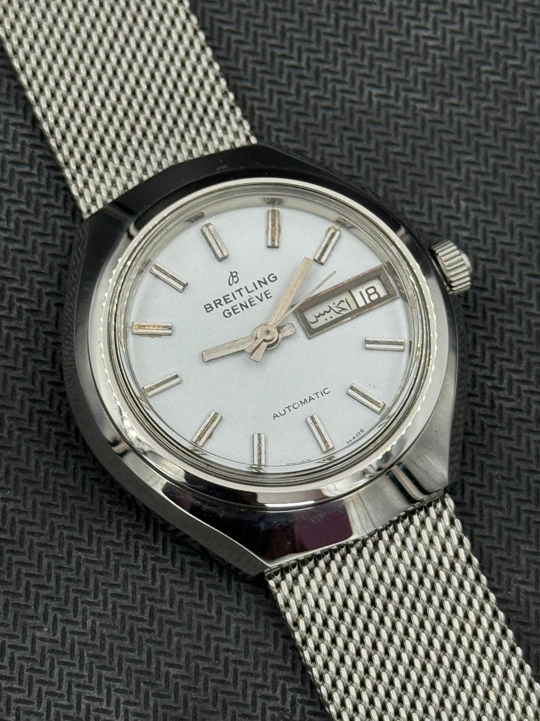 Breitling Automatik Day Zifferblatt Farbe Weiss Herrenuhr