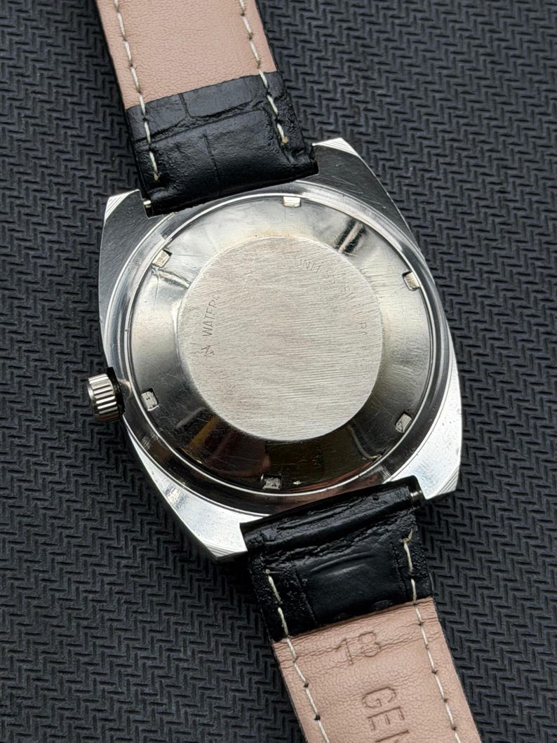Montblanc Automatic Date Dial color Silver man's watch Eta movement authentic image 9