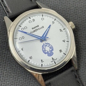 vintage Hmt gandaberunda kannada numerals white dial mechanical 17 jewels men’s wrist watch