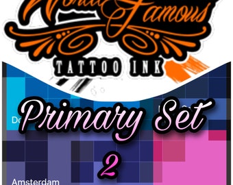 World Famous Tattoo Ink: Primär Set 2 (Farbpalette für Procreate)