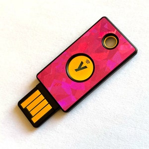 Juego de 2 pegatinas de vinilo YubiKey imagen 1