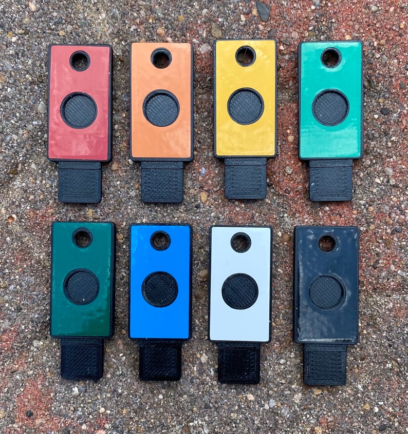 Juego de 2 pegatinas de vinilo YubiKey imagen 6