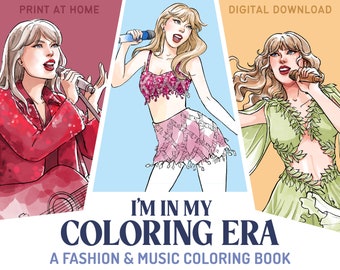 Taylor Swift: The Eras Tour Coloring and Activity Printables (Unofficial)