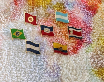 Sammlung der Flaggen der Welt – Brasilien – Argentinien – Honduras – Haiti – Costa Rica – Ecuador – Haiti