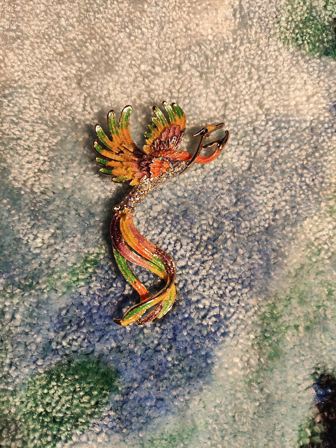 Broche Vintage POGGI PARIS - Oiseau Du Paradis, Magnifique Et Rare
