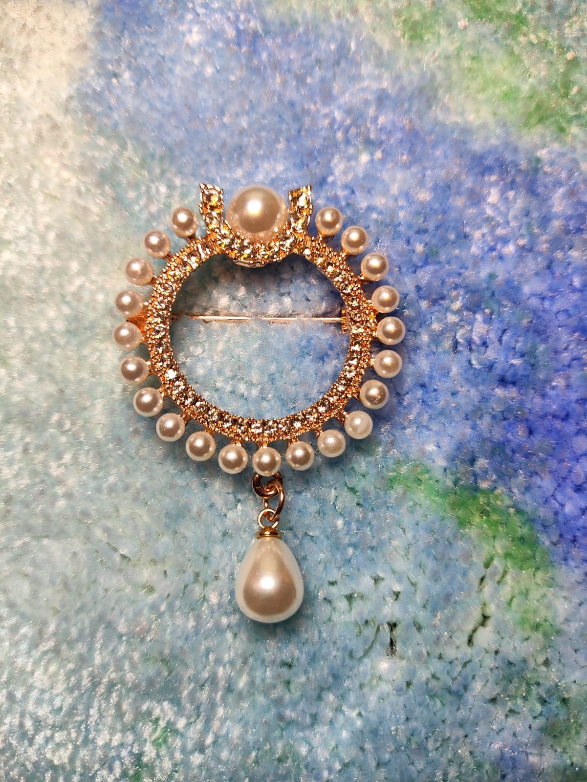 Broche Retro Diamants - Accessoire Déguisement - Rue de la Fête