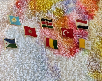 Sammlung der Flaggen der Welt – Marokko – Ägypten – Vatikan – Türkei – Guinea-Bissau – Kenia – Kasachstan – Dschibuti – Guinea