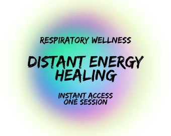 Reiki for Respiratory Wellness, Instant Access, Remote Healing, Life Force Energy, Distant Energy Therapy, Single Session