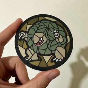 Golem Stained Glass Sticker