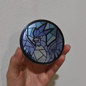 Articuno Glasmalerei-Aufkleber