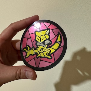 Abra Stained Glass Sticker