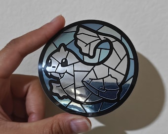 Dewgong Stained Glass Sticker