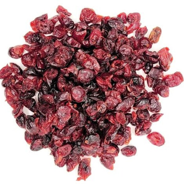 Premium Dried Cranberries - non GMO - No Sugar Added - 1 Pound