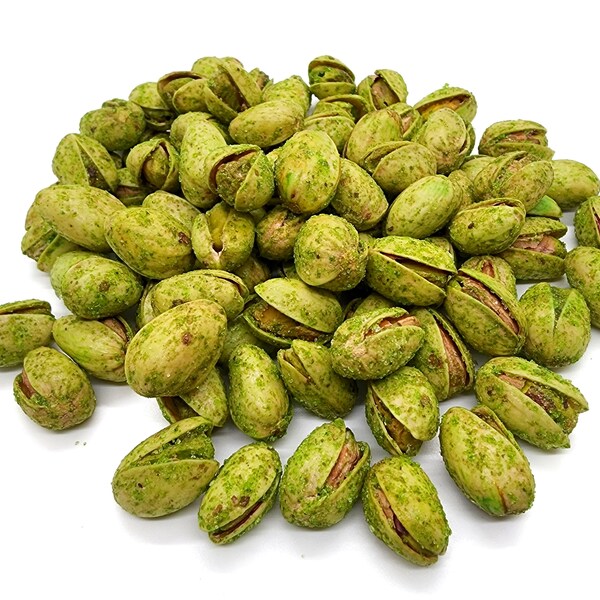 Gourmet Jalapeno / Lime Pistachios - 1 pound - Pistaches con Jalapeno - MEXICAN STYLE - by Gamar Foods