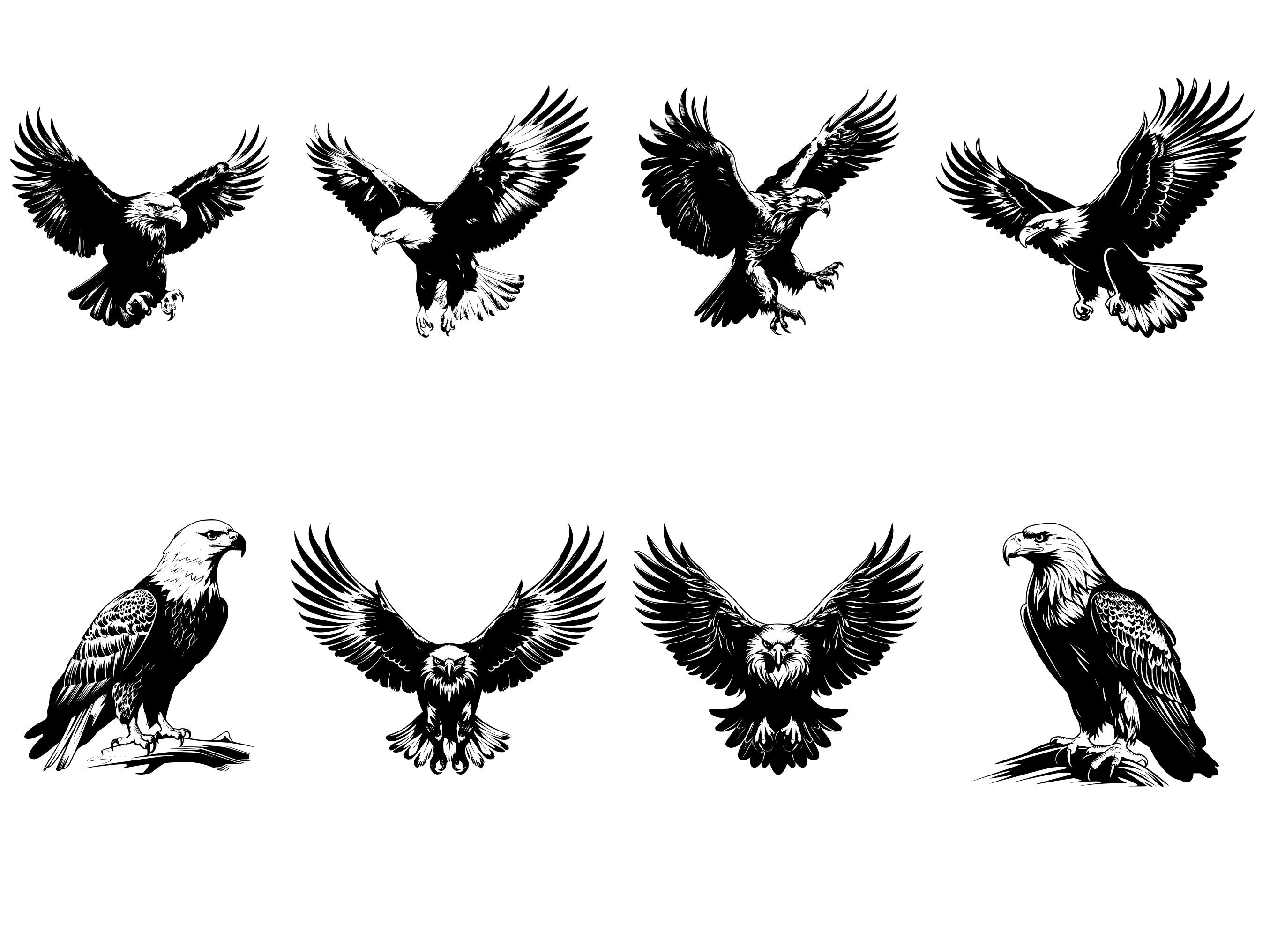 Eagle SVG Bundle, Eagle Svg, Eagle Head SVG, Eagle Head Clipart Bundle ...